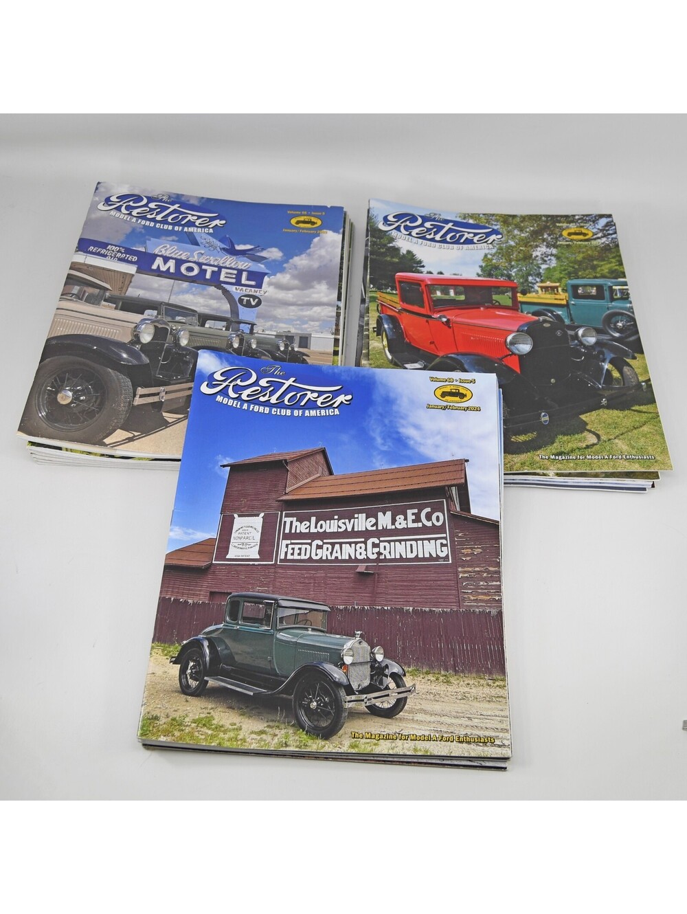 Lot The Restorer Magazine Model A Ford Club of America Full Year Sets 2022 2023